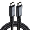 3mk Hyper Cable N-SZÉRIA USB-C / USB-C Thunderbolt 4 2m 48V / 5A 40Gb/s 240W 8K60Hz - fekete