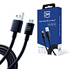 3mk Hyper kábel USB-A / micro USB 5V 2.4A 1.2m - fekete