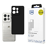 3mk matt tok Motorola Edge 50 Pro-hoz - fekete