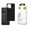 3mk matt tok Motorola Moto G75-höz - fekete