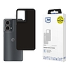 3mk matt tok Motorola Moto G85-höz - fekete
