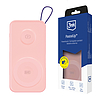 3mk PastelUp 10,000mAh 22.5W USB 1A1C külső akkumulátor - rózsaszín