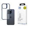 3mk Satin Armor tok+ kék Apple iPhone 15 Pro Max-hoz - átlátszó