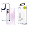 3mk Satin Armor tok+ kék Samsung Galaxy A35 5G-hez - átlátszó