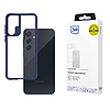 3mk Satin Armor tok+ kék Samsung Galaxy A55 5G-hez - átlátszó