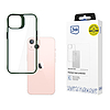 3mk Satin Armor tok+ zöld Apple iPhone 14-hez - átlátszó