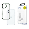 3mk Satin Armor tok+ zöld Apple iPhone 16 Plus készülékhez - átlátszó