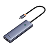 4 az 1-ben Hub Baseus UltraJoy USB-C - 3x USB 3.0 + RJ45, szürke (B0005280A813-00)