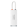 5in1 Baseus Lite sorozat USB-C 3x USB 3.0 + USB-C + HDMI hub fehér (WKQX040002)