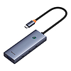 6 az 1-ben Hub Baseus UltraJoy USB-C HDMI4K@60Hz+4xUSB 3.0+PD, űrszürke (B00052807813-01)