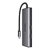 7 az 1-ben UGREEN CM498 AUSB-C adapter 2x USB-A 3.2, USB-C 3.2, SD/TF, PD (15531)