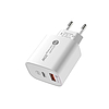 A6MaxL 20W USB-A USB-C fali töltő USB-C - USB-C 1m kábellel - fehér