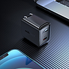 Acefast A23 30W GaN USB-C amerikai fali töltő - fekete