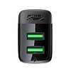 Acefast A86 hálózati töltő 2x USB-A 12W - fekete