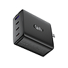Acefast A96 PD100W GaN töltő (3 x USB-C + 1x USB-A) amerikai csatlakozóval - fekete