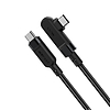 Acefast ferde kábel USB Type C - USB Type C 2m, 100W (20V / 5A) fekete (C5-03 Black)