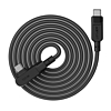 Acefast ferde kábel USB Type C - USB Type C 2m, 100W (20V / 5A) fekete (C5-03 Black)