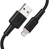 Acefast kábel MFI USB - Lightning 1,2 m, 2,4 A fekete (C2-02 fekete)