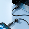 Acefast kábel MFI USB - Lightning 1,2 m, 2,4 A fekete (C3-02 fekete)