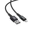 Acefast kábel MFI USB - Lightning 1,8m, 2,4A fekete (C4-02 A fekete)