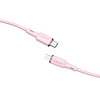 Acefast kábel MFI USB Type C - Lightning 1,2m, 30W, 3A rózsaszín (C2-01 pink)
