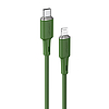 Acefast kábel MFI USB Type C - Lightning 1,2m, 30W, 3A zöld (C2-01 oliver green)