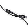 Acefast kábel MFI USB Type C - Lightning 1,8m, 30W, 3A fekete (C4-01 C Black)