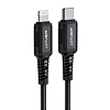 Acefast kábel MFI USB Type C - Lightning 1,8m, 30W, 3A fekete (C4-01 C Black)