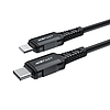 Acefast kábel MFI USB Type C - Lightning 1,8m, 30W, 3A fekete (C4-01 C Black)
