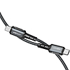 Acefast kábel USB Type C - USB Type C 1,2m, 60W (20V / 3A) szürke (C1-03 deep space szürke)