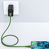 Acefast kábel USB Type C - USB Type C 1,2m, 60W (20V / 3A) zöld (C2-03 oliver green)