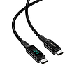 Acefast kábel USB Type C - USB Type C 2m, 100W (20V / 5A) fekete (C6-03 Black)