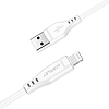 Acefast MFI USB kábel - Lightning 1,2 m, 2,4 A fehér (C3-02 fehér)