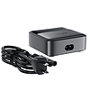Acefast Z6 PD65W GaN töltőállomás (2 x USB-C + 2 x USB-A) amerikai csatlakozóval - fekete
