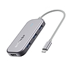 Adapter 7 az 1-ben Blitzwolf BW-TH5 USB-C hub 3xUSB 3.0-hoz, HDMI, USB-C PD, SD, microSD (BW-TH5)