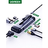 Adapter 9 az 1-ben UGREEN CM286 USB-C hub HDMI 4K-hoz, FHD, VGA, 3x USB 3.0, PD, SD / TF, USB-C, szürke (70409) - Akció a készlet erejéig !