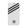 Adidas OR Booklet PU tok iPhone 12 / 12 Pro 6.1"-hez - fehér és fekete