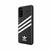 Adidas OR formázott PU tok Samsung Galaxy S20 készülékhez - fekete és fehér