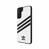 Adidas OR Moulded PU tok Samsung Galaxy S21+ készülékhez - fehér és fekete