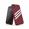 Adidas OR öntött PU velúr tok iPhone X / XS-hez - bordó