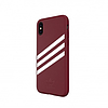 Adidas OR öntött PU velúr tok iPhone X / XS-hez - bordó
