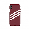 Adidas OR öntött PU velúr tok iPhone X / XS-hez - bordó