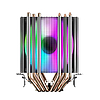 Aktív hűtés a Darkflash L6 processzorhoz (hűtőborda + 90x90 ventilátor)