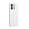 AmazingThing AR alumínium 2 lencsés üveg kamerakerettel iPhone 16 / 16 Plushoz - fehér