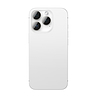 AmazingThing AR alumínium 3 lencsés üveg kamerakerettel iPhone 16 Pro / 16 Pro Max készülékhez - ezüst