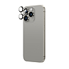 AmazingThing AR alumínium 3 lencsés üveg kamerakerettel iPhone 16 Pro / 16 Pro Max készülékhez - szürke