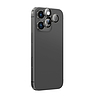 AmazingThing AR alumínium 3 lencsés üveg kamerakerettel iPhone 16 Pro / 16 Pro Max készülékhez - fekete