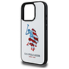 Amerikai póló USHCP15XPUSH iPhone 15 Pro Max 6.7" fehér/fehér bőr nagyméretű DH amerikai zászló