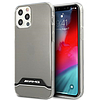 AMG Electroplate fekete-fehér tok iPhone 12 / 12 Pro készülékhez - átlátszó