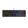 ANGOL gamer billentyűzet Delux KM55 RGB, fekete (KM55)